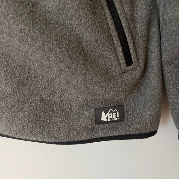 REI Co-op Groundbreaker Fleece Jacket Gray Women's Size Large - Picture 3 of 11